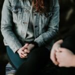 Therapy - woman wearing gray jacket
