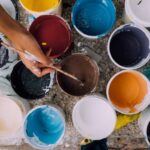 Painting - assorted-color paints