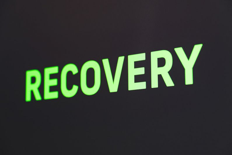 Recovery - a close up of a sign that reads recovery