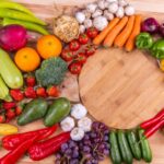 Fruits And Vegetables - red green and yellow chili peppers and green chili peppers