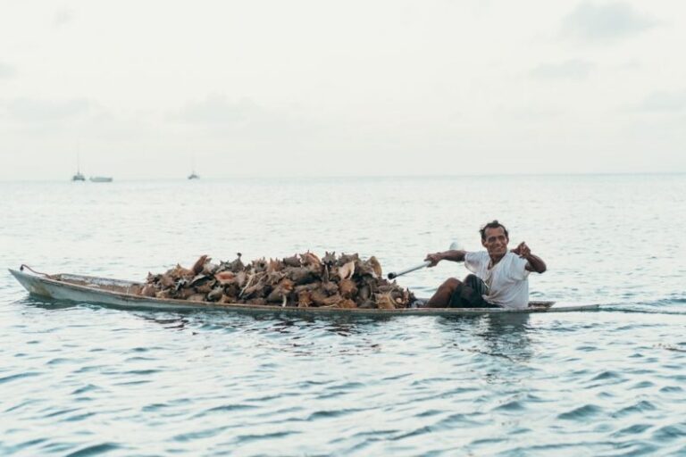 Local Culture - man riding boat during daytime