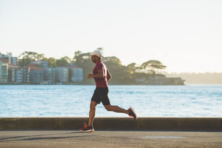 Exercises - man running near sea during daytime